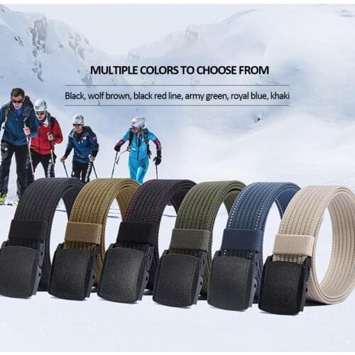 New 120*3.8 CM Tactical Belt Military Nylon Belts Mens Army Style Jeans Belt Buckle Waist Strap Outdoor for Survival Hunting