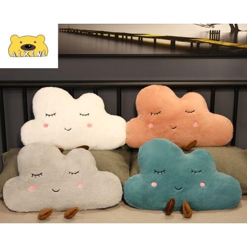 Cloud Decoration Cloud Plush Stuffed Soft Creative Plush Sun Cloud Toy Car Pillow Home Decor Kids Toys Cloud Pillow Kawaii Plush
