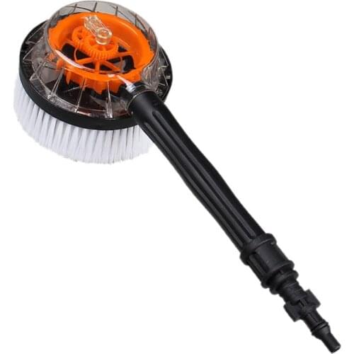 With Adapter 360 Degree Car Rotating Round High Pressure WaterGun Cleaning Car Wash Brush Windshield Cleaning Tool For Security