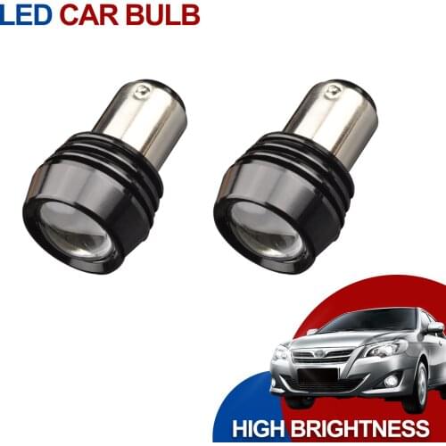 JIACHI 2PCS 1156 BA15S P21W LED Bulbs COB Car Accessories 6000K Turn Signal Lights Auto Tail Brake Lighting White 122.6LM DC 12V