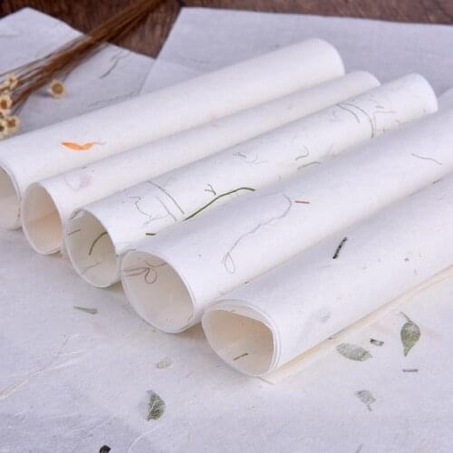 10 pcs/lot vintage handmade plant soft letter paper stationery drawing calligraphy writing paper school office supplies