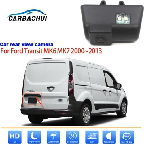 Car wireless rear view reversing camera For Ford Transit MK6 MK7 2000~2019 CCD full HD Night Vision Waterproof Parking Camera