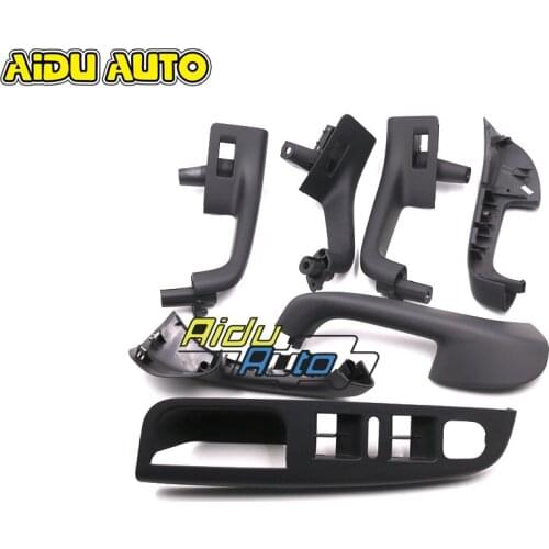 FREE SHIPPING 7 PCS Set FOR VW LHD Golf 5 Jetta MK5 Interior Door Handle