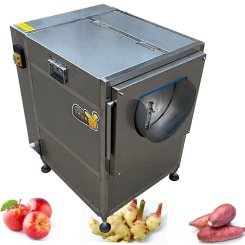 CE Automatic Stainless Steel Potato Washing Peeling Machine Fruit Veget Brush Washer Seafood Cleaning Machine