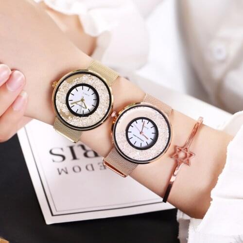 Hot Fashion Women Stainless Steel Diamond Watch Luxury Ladies Rhinestone Watches Vansvar Clock Dropshipping