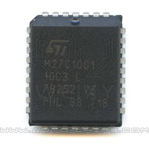 M27C1001-10C3 PLCC32 flash chip use for automotives ECU