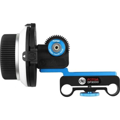 Fotga DP3000 Follow Focus Support for DSLR 5D II III 7D 600D 15mm Rod Gear Size Optional