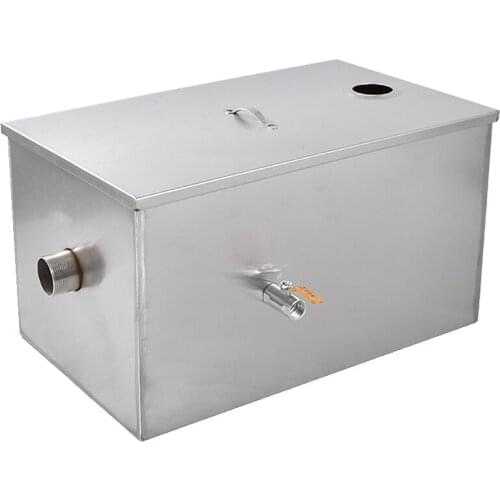 JTD-01Z Stainless Steel Grease Trap Strainer Oil Water Separator Grease Trap Interceptor For Restaurant Kitchen Wastewater 50MM