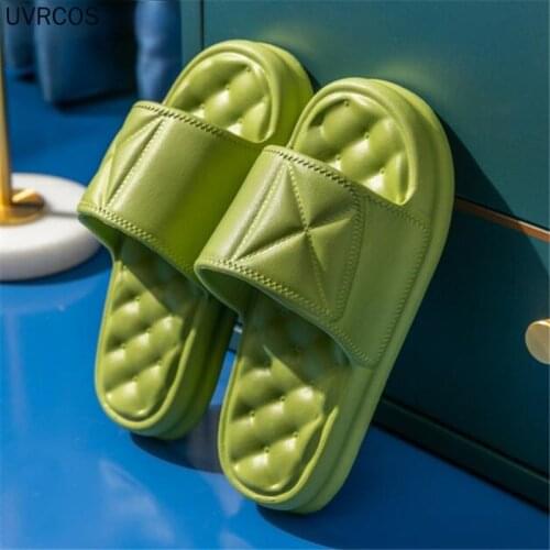 Summer Ladies/Male Massage Slippers Indoor Leaky Bathroom Shoes Womens/Men Couples Flip Flops Female Beach Sandals Home Slides