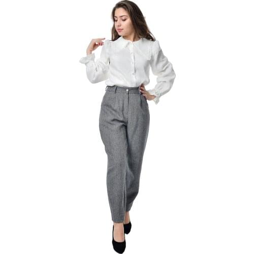 Женские льняные брюки Льняная горница China At AliExpress