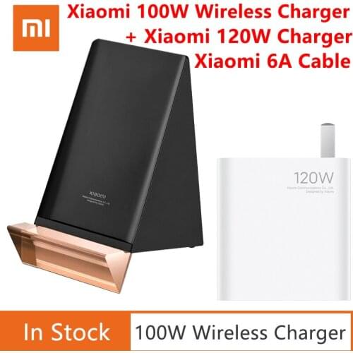 Original Xiaomi 100W Wireless Charger 100W Max Vertical Air-cooled stand Charging Support Fast Charger For Xiaomi MIX 4