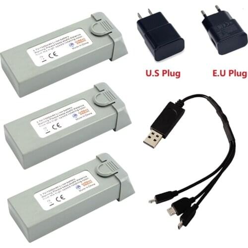 Original 3.7v 1500mah Battery + Charger for GD89 Max Drone RC Quadcopter Spare Parts 3.7V Battery For GD89 Max Drone Accessories