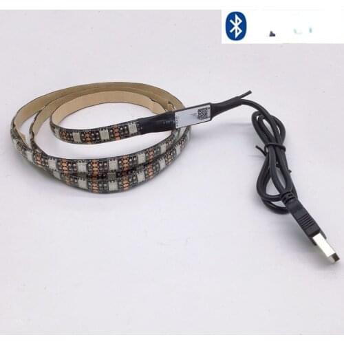 TV Backlight LED Strip Light RGB 5 V USB Power 5050 DC 5V SMD HDTV Desktop PC Screen Lighting 50CM 1M Wifi Bluetooth Controller
