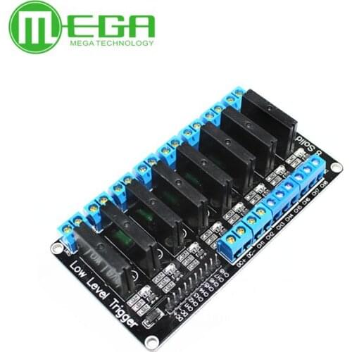 5pcs 8 Channel 5V DC Relay Module Solid State Relay Module low level Relay 250V2A SSR AVR DSP