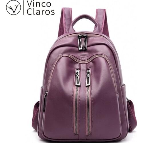 High Quality Leather Backpack Purse for Women Travel Large Capacity Back Pack Luxury Designer Bags Waterproof Bookbag Mochila