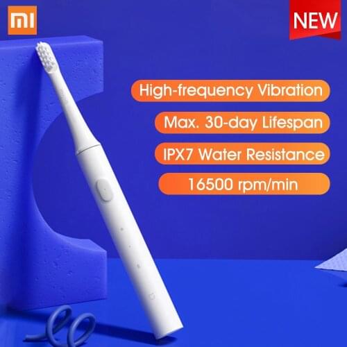 Xiaomi Mijia T100 Sonic Electric Toothbrush Adult Ultrasonic Automatic Toothbrush USB Rechargeable IPX7 Waterproof Tooth Brush