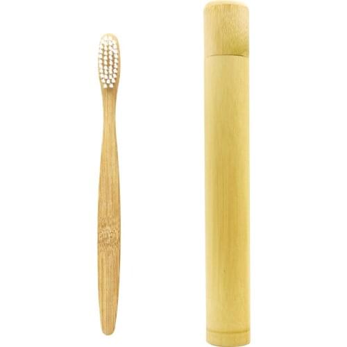 DR.PERFECT 1 pc/Bamboo Tube Charcoal Toothbrush Natural Fiber Ultra Soft Bamboo Charcoal Brush Teeth Cleaning BPA Free Nylon
