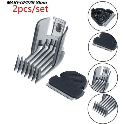 2pcs/set Hair Clipper Comb + Hair Trimmer Cutter Replacement For QC5105 QC5115 QC5155 QC5120