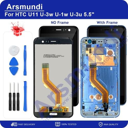 5.5" For HTC U11 U-3w U-1w U-3u LCD Display Touch Screen Digitizer Assembly Replacement Parts