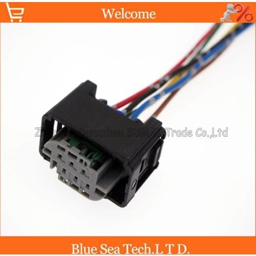 5 PCS 6 Pin Female Auto restrictor sensor plug connector with cable,auto waterproof electrical plug for BMW,Bezn etc.car