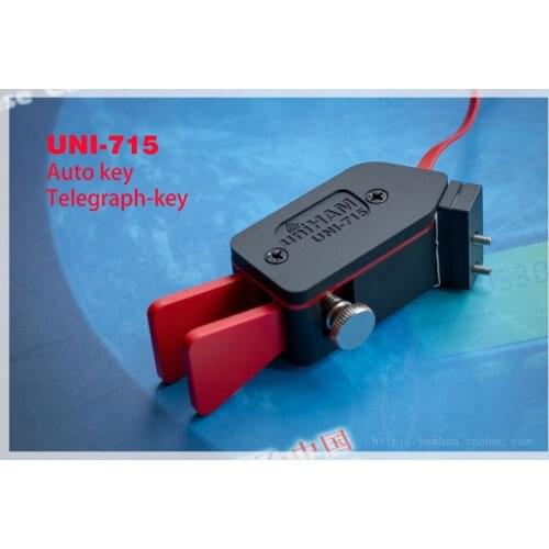 Free shipping UNI -715 Automatic Paddle Key Keyer CW Morse Code for HAM RADIO YAESU FT-817 818 right hand or Left hand