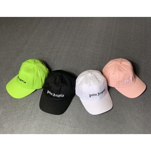 Palm Angels 22SS Letter logo Hat Men Women Hip Hop Embroidery Streetwear Palm Angels Baseball Cap Adjustable