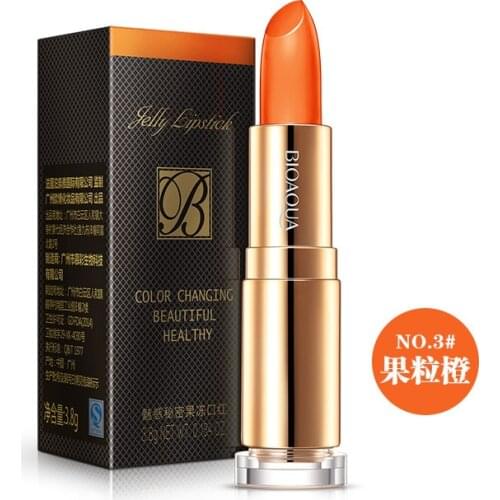 BIOAQUA 3 Colors Charming lipstick moisturizing lip gloss long lasting moisture Lip Care Lip Balm Cosmetics make up