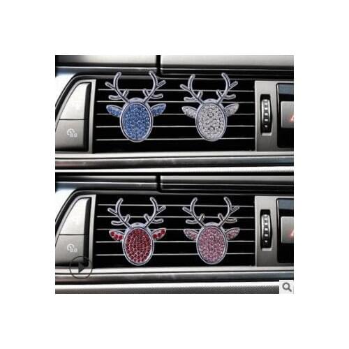 God-speed Cartoon Deer Aromatherapy Clip Mix Styles Auto Air Vent Freshener Car Accessories Car Air Fragrance & Deodorant HA160