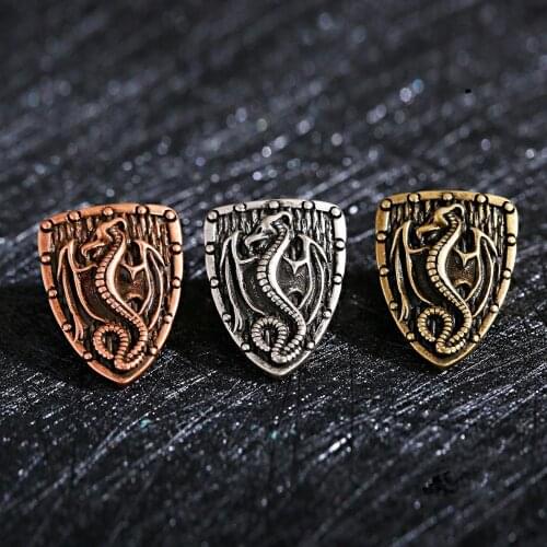 Ancient Soldier Shield Shape Decorative Beads 1 Piece/Lot Parts For Handmade DIY Hand-Knitted Bracelets 2020 Jewelry Gifts
