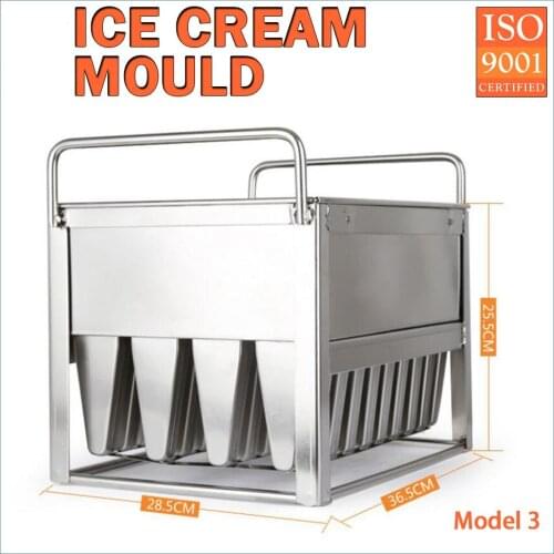 Stainless Steel Ice Cream Tools Equipment Stainless steel popsicle mold Leave Item Number E.G. XJH9034 Canadar