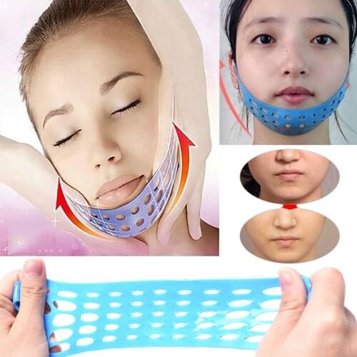 Anti Wrinkle V Face Shaper Bandage Strap Face Slimmer V Shape Mask Slimming Mask Belt Chin Cheek Lift Up