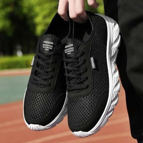 Man Shoes Breathable Mens Sneakers Lightweight Causal Shoes Men Hollow Out Sneakers For Men Outdoors Walking Jogging Shoes