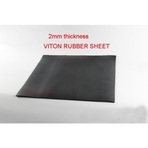 2mm thickness Fluorine rubber sheet FKM plate Aflas Rubber Sheet FPM mat Viton cushion pad acid, alkali and high temperature
