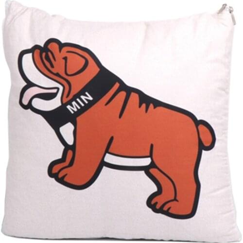 Universal For Mini Cooper Pillow Air Conditioning Quilt Waist Sofa Dual-Purpose Foldable Cotton Blanket Portable Decorative