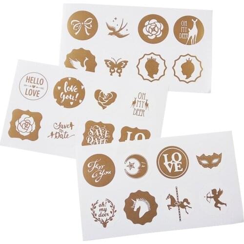 80 Pcs/lot DIY Cute Sealing Label Stickers Invitation Greeting Card Postcards Decorative Sticker Gift Label