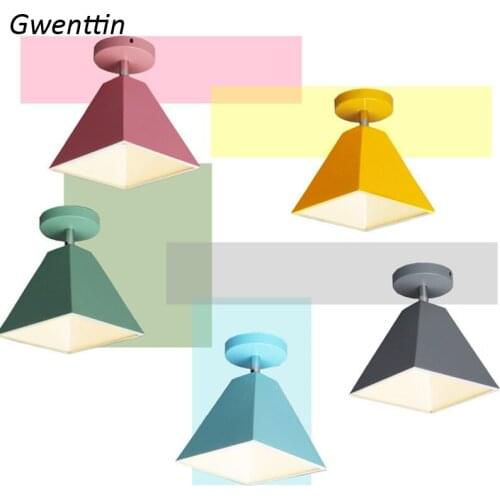 Nordic Home Decor Ceiling Lamps Modern Led Indoor Lighting Fixtures for Kitchen Living Room Bathroom Loft Hallway Ceiling Light