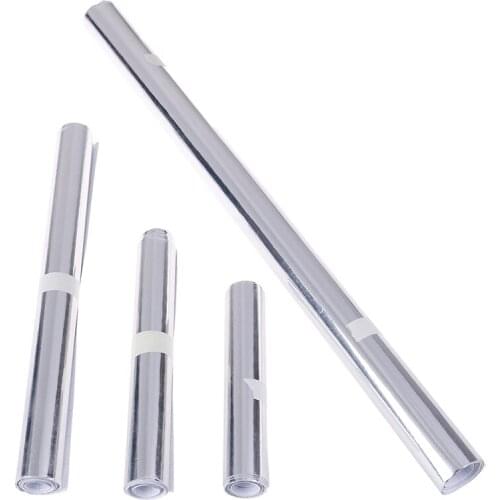 The newest mirror silver Chrome Mirror flexible Vinyl Wrap Sheet Roll Film Car Sticker Decal Sheet 4 sizes