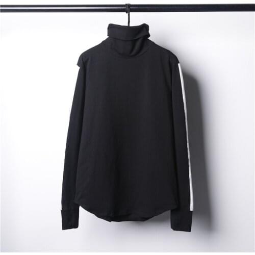 Owen seak Men Sweatshirts Cotton Gothic Hip Hop Casual Punk Rock Pullover Streetwear Tops Tees Spring Long Sleeve Black T Shirt