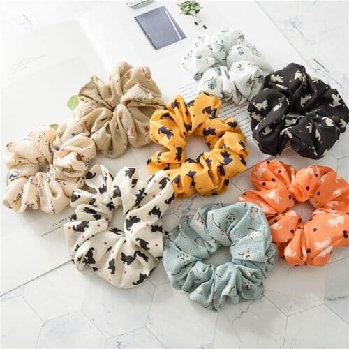 Hot Hair Accessories adorn New cross hair lady Fashion Rope headdress Flower Rubber Bands Small Adorn Article--- A bag of five