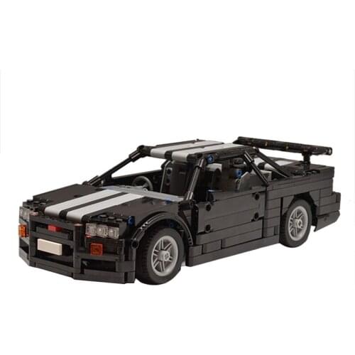 Skyline R34 Endurance sports car building blockhigh-tech Racing Car Bricks Bulk Model MOC-23809 Figures Educational Kids Toys