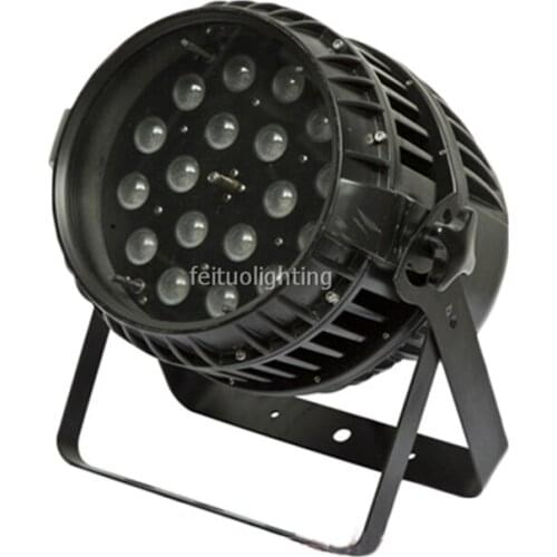 Super Bright Outdoor Led Zoom Par Stage Light 18x18w RGBWA UV 6IN1 Zoom Led Par IP65 Waterproof Par Cans DMX DJ Disco Lighting