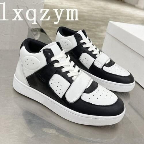 2021 Brand Runway Platform Sneakers Women High Top Round Toe Female Flats Breathable Thick Bottom Runners Causal Shoes Ladies