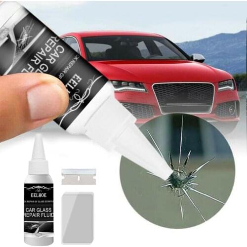 Car Windshield Fluid Glass Repair Set Auto Glass Nano Repair Liquid DIY Window Repair Tool From Scratch Crack Reduction