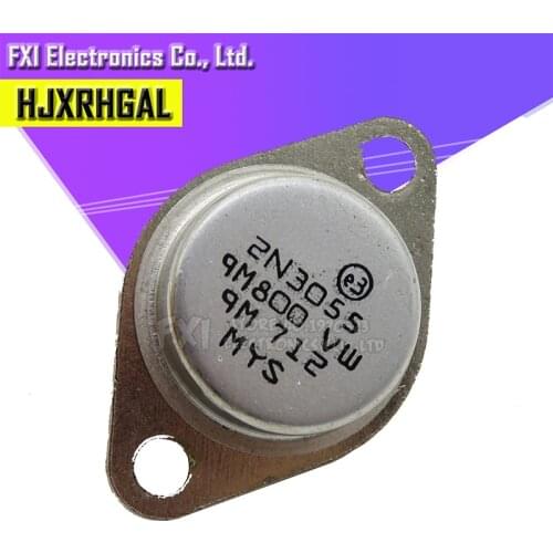 5PCS Transistor 2N3055 TO-3 15A 60V NPN AF Amp Au new original