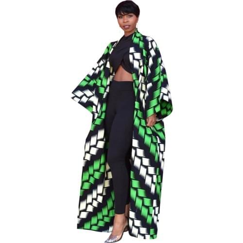 Polyester Africa Clothing African Coat For Women Dashiki New Style Spring Autumn Dress African Clothes Fashion Africaine Femme
