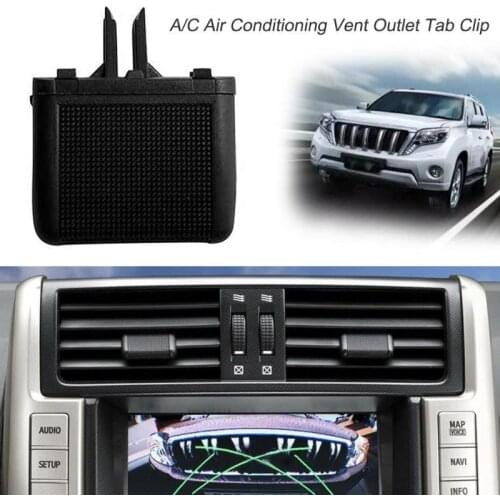Car Air-conditioning Front Center A/C Vent Outlet Tab Clip Repair Kit for Toyota Prado 2010-2017 Car-styling Accessories