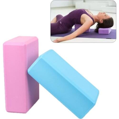 EVA Yoga Blocks Bricks Foaming Foam Home Exercise Fitness Health Gym Home Workout Stretching Practice Tools Durable