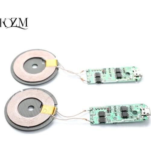 DC 5V Fast Wireless Charger Transmitter Module PCBA Circuit Board With Coil