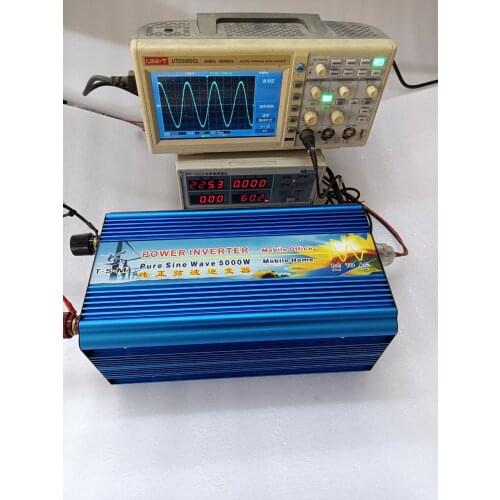 Free Shipping inversor de 5000W Pure Wave 5000W Peak 10000W dc/ac Pure Inverter Pure inverter 12v/24v DC to 220/230V AC