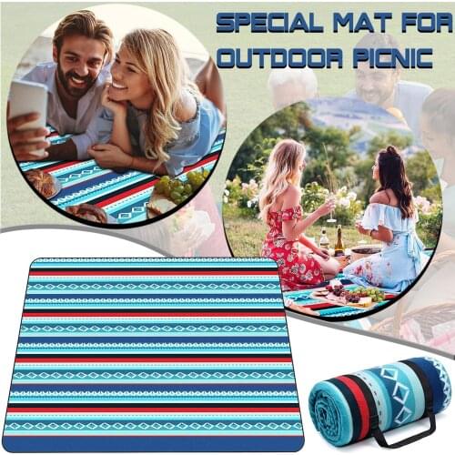 Camping Mat Waterproof Beach Blanket Outdoor Portable Picnic Ground Mat Mattress Outdoor Picnic Mat Blanket Moisture-proof Pad